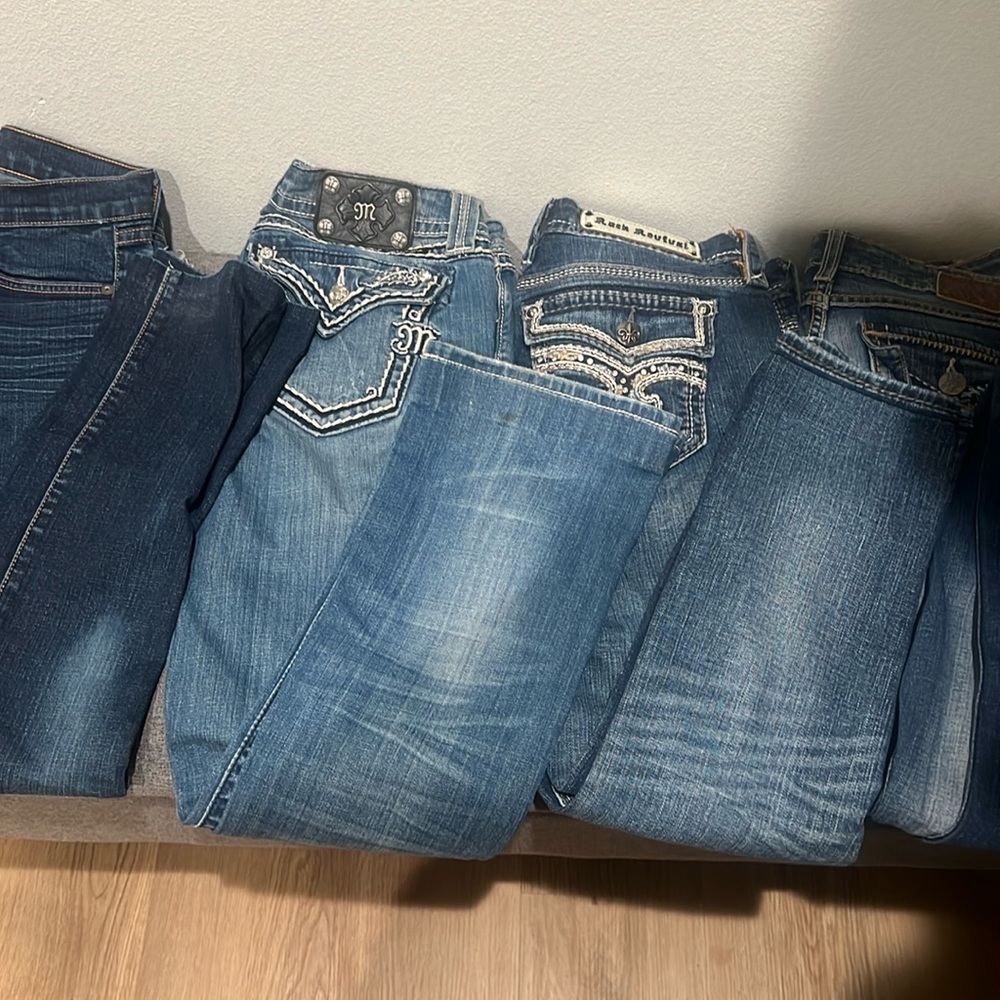 Designer Jeans bundle ladies size 28/29 Bootcut and flare